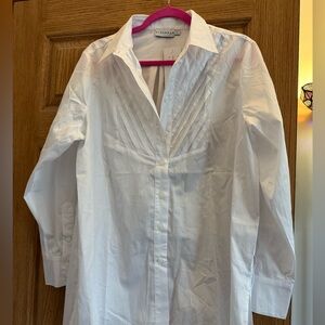 NWT Harshman White Women's Blouse size Large